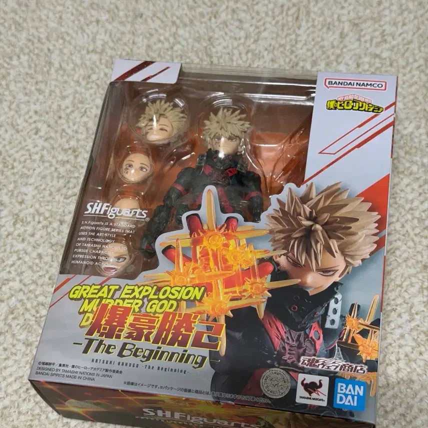 [BUNJANG] My Hero Academia Katsuki Bakugo The Beginning SHF Figure (Sealed) / [미개봉] 히로아카 바쿠고 shf 더 비기닝 피규어