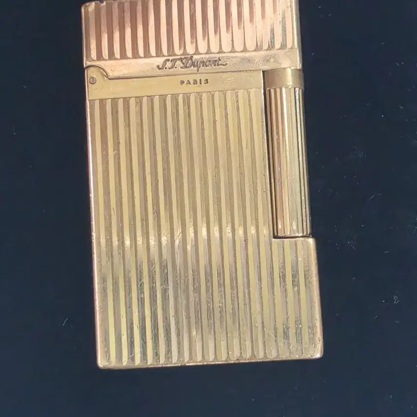 [BUNJANG] S.T. Dupont Lighter Gold Vertical Stripe / S.T. 듀퐁 라이터 금장 세로줄