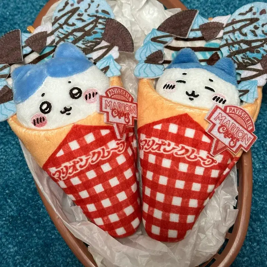 [BUNJANG] Chiikawa Hachiware Crepe Plush Doll / 치이카와 하치와레 크레페 치이카와 크레페 마리온 크레페 인형