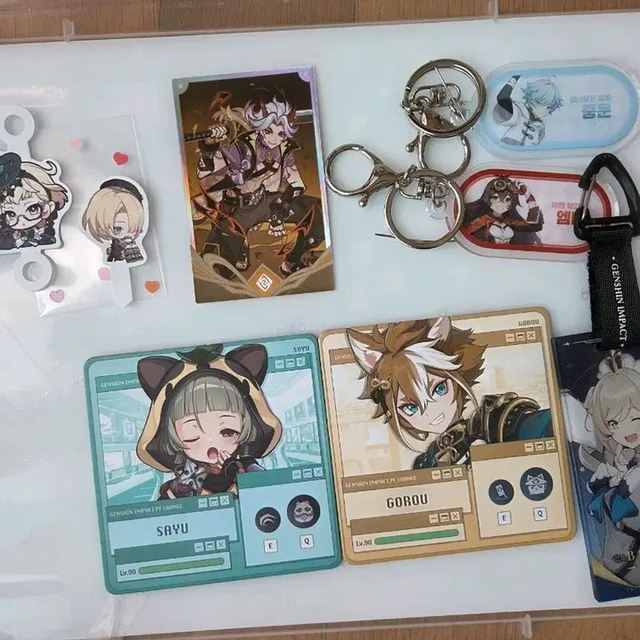 [BUNJANG] Genshin Impact Character Merchandise Bundle / 원신 굿즈 바바라,고로,사유,중운,엠버,등등