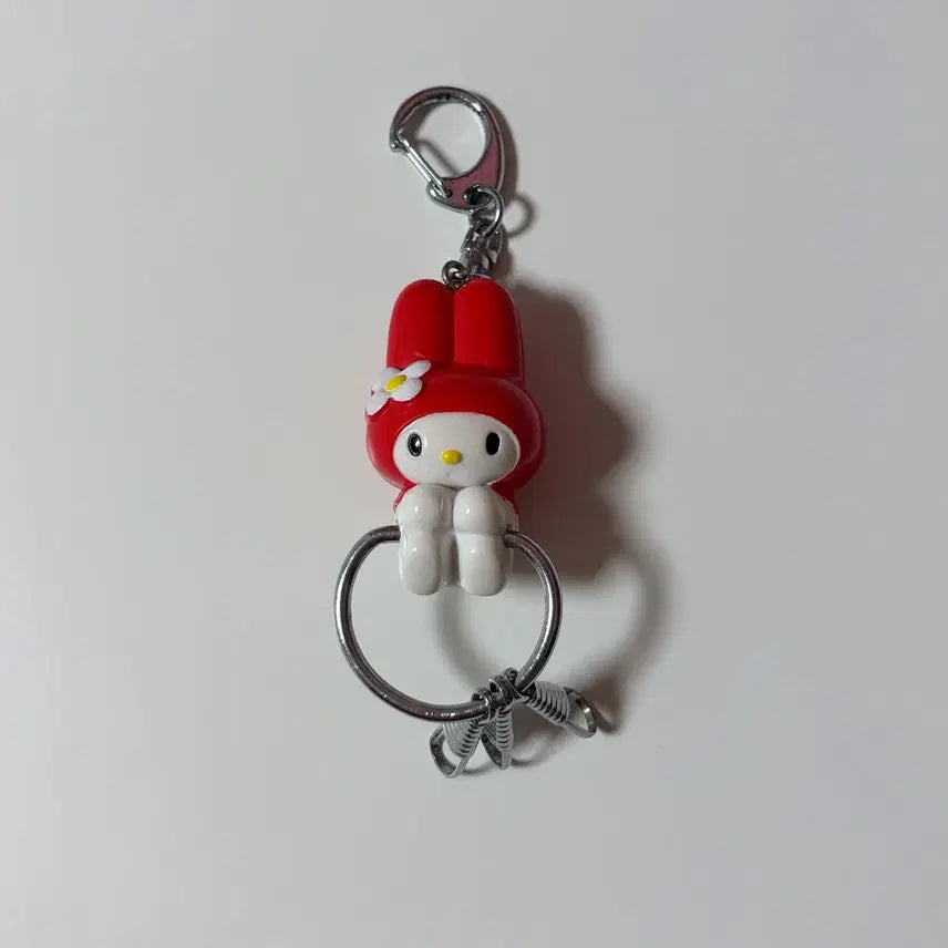 [BUNJANG] Rare Vintage Red My Melody Keychain Strap / 레어 고전 빨간 마이멜로디 키링 스트랩 고전빨마 빨간마멜