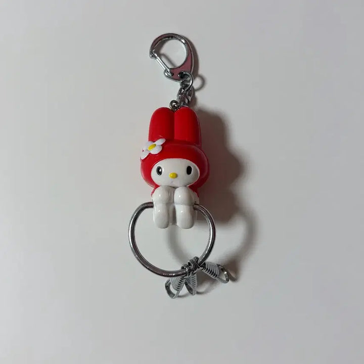 [BUNJANG] Vintage Red My Melody Keychain Strap / 레어 고전 빨간 마이멜로디 키링 스트랩 고전빨마 빨간마멜