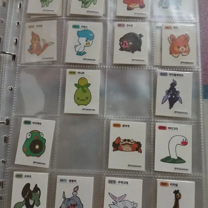 [BUNJANG] Pokemon Sticker Set Selection (Gen 3, 4, 9) / 포켓몬띠부씰 1개 선택 뉴시즌 3세대 4세대 9세대 띠부씰