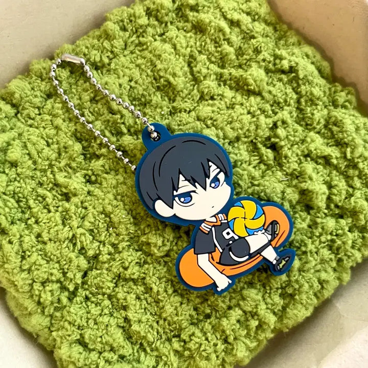 [BUNJANG] Haikyuu!! Kageyama Tobio Rubber Strap Keychain / (새상품) 하이큐 카게야마 토비오 러버스트랩 키링