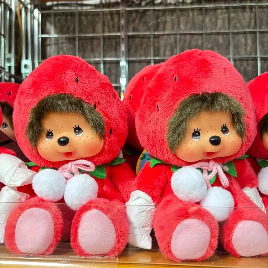 [BUNJANG] Ichigo Monchhichi Strawberry Monchhichi Doll / 새상품)이치고 몬치치인형 딸기몬치치