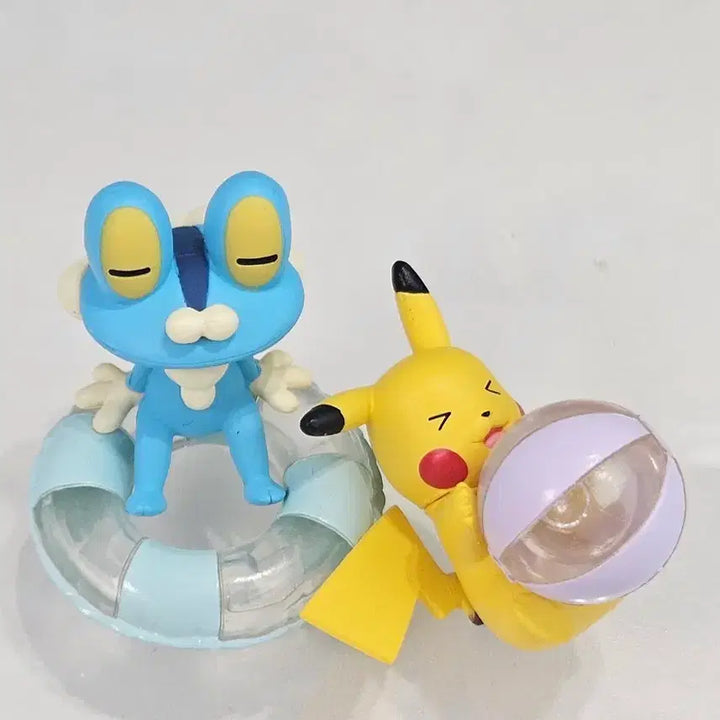 [BUNJANG] Pokemon Gacha Figure Lot (Mudkip &amp; Pikachu) / 포켓몬 가챠 피규어 개구마르 피캬츄