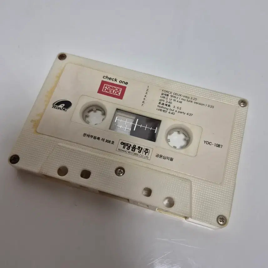[BUNJANG] Deux 3rd Album Force Deux Cassette Tape YD Sound Edition / 희귀 예당판 듀스 3집 force deux 카세트테이프 예당음향