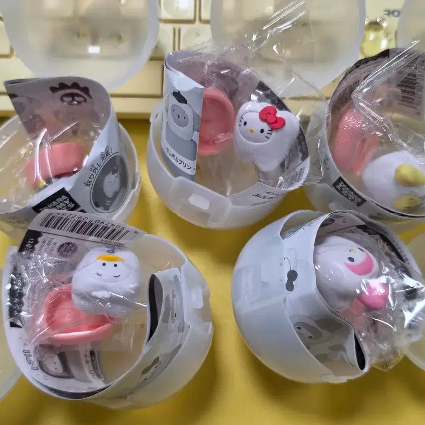 [BUNJANG] Sanrio Chia Gacha Kitty My Melody Badtz-Maru Pompompurin Pochacco 5-Piece Bundle Set / [풀세트] 산리오 치아 가챠 키티 마멜 바츠 폼푸 페클 5종 일괄세트