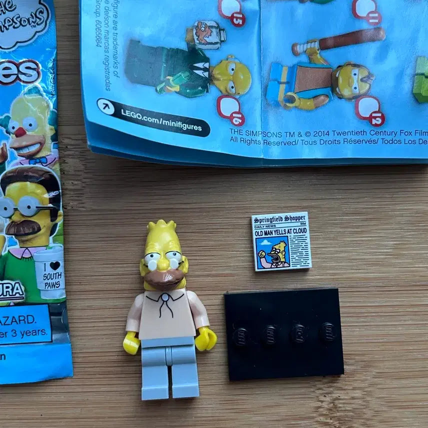 [BUNJANG] Lego The Simpsons Minifigure Grandpa Simpson / 레고 심슨 미니 피규어 - 그랜파 심슨