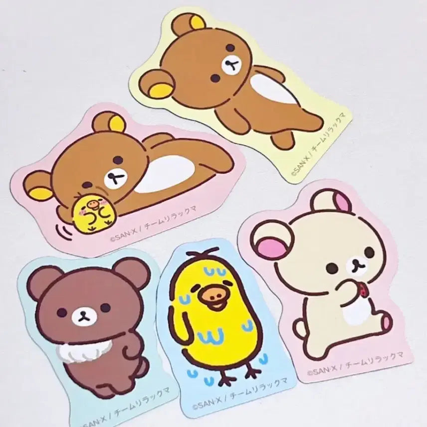 [BUNJANG] Rilakkuma Magnet 5-Piece Set Overseas Pop-up Limited Full Set / 리락쿠마 마그넷 5종 해외팝업한정 풀세트