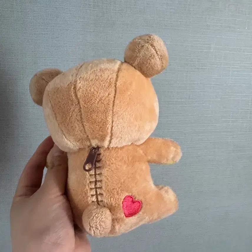 [BUNJANG] Vintage Rilakkuma Plush Heart / 고전 리락쿠마 인형 하트