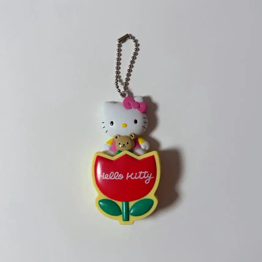 [BUNJANG] Rare Vintage Hello Kitty Flower Charm / 레어 고전 키티 키링 꽃키티 고전키티
