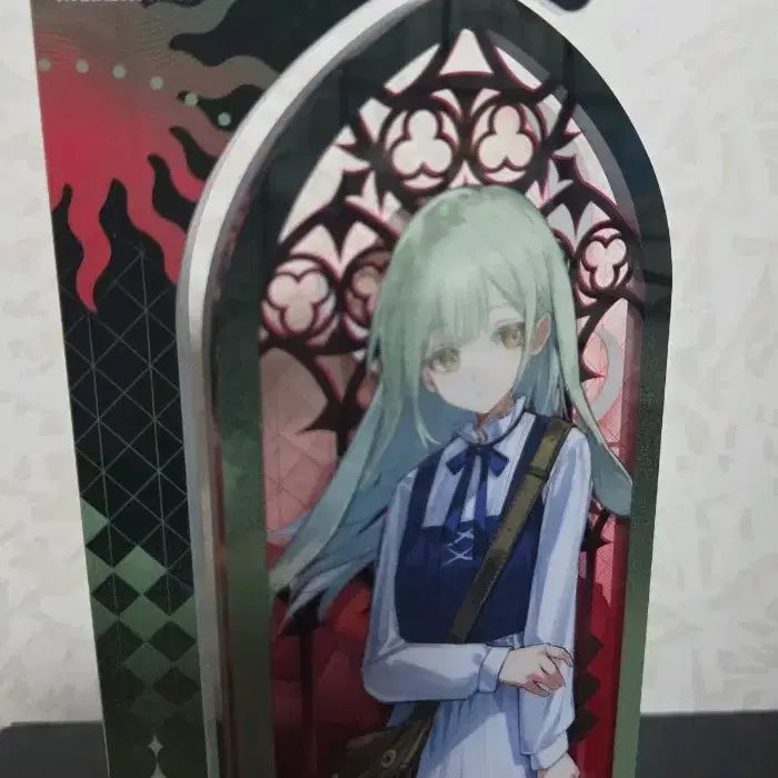 [BUNJANG] Arknights Abe Mutsuki Wakaba Rotatable Acrylic Stand / 명일방주 아베무지카 와카바무츠미 회전아크릴