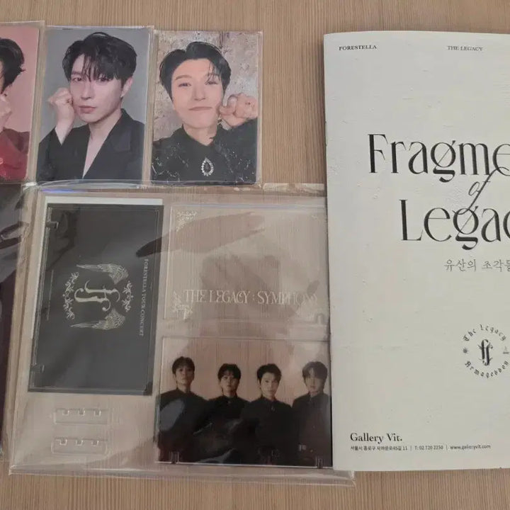 [BUNJANG] Forestella The Legacy Symphony Keychain, Diorama, Photocard Bundle Set / 포레스텔라 더 레거시 심포니 키링, 디오라마, 포카 일괄 양도합니다.