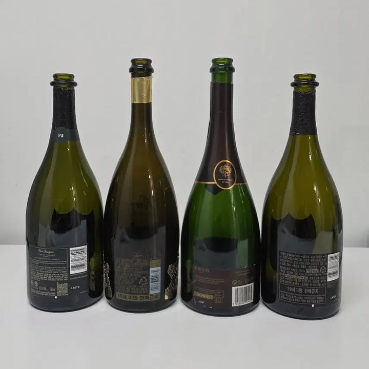 [BUNJANG] Dom Perignon 2008 Platinum, Rare 2008, Krug 2006, Dom Perignon Vintage 2015 Champagne Bottle Set / 고급 샴페인 공병 일괄