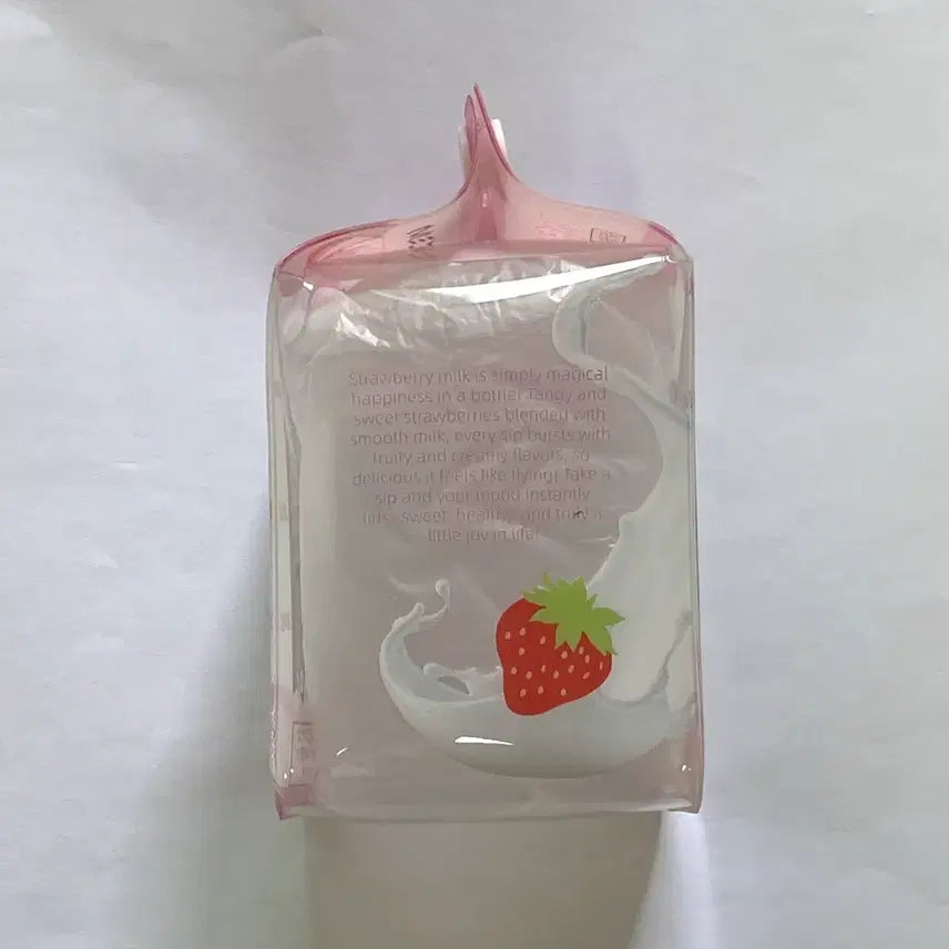 [BUNJANG] 10cm Doll Pouch - Strawberry Milk Carton Design / (새상품) 10cm 인형 누이용 파우치