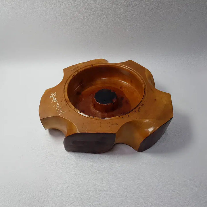 [BUNJANG] Antique Wooden Log Ashtray / 통나무 목재 재떨이