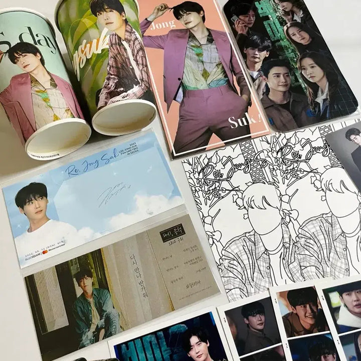 [BUNJANG] Lee Jong Suk Birthday Cafe Merchandise Bundle / 이종석 생일카페 비공굿 일괄