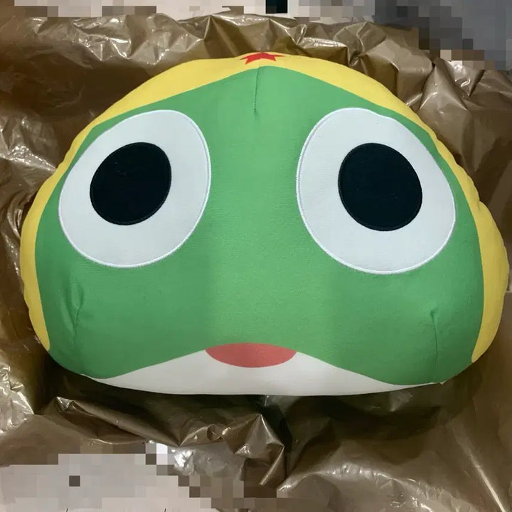 [BUNJANG] Keroro Gunso Frog Cushion Plush Doll / 미사용))개구리중사 케로로 쿠션 인형 판매