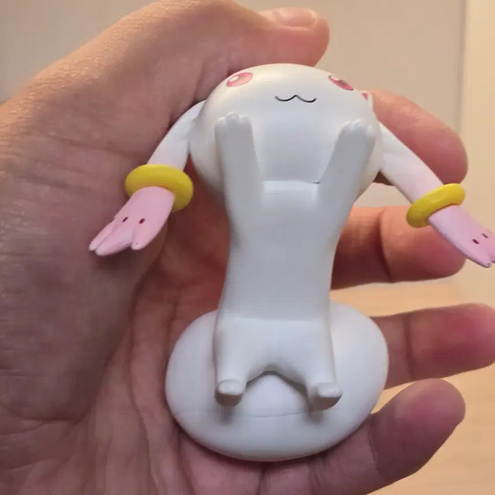 [BUNJANG] Puella Magi Madoka Magica Kyubey PVC Statue 10cm Figure / 마법소녀 마도카 마기카 힛카케 PVC 스태추 큐베 10cm 피규어 장난감