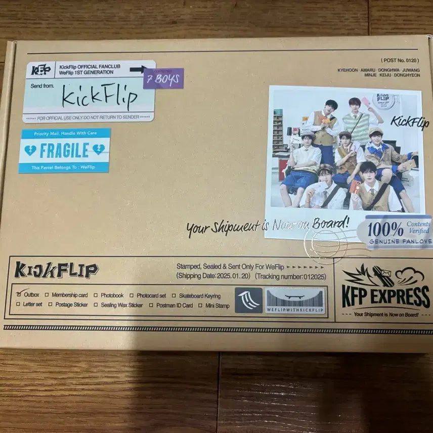 [BUNJANG] Kickflip Whiplash 1st Generation Kit / 킥플립 위플립 1기 키트