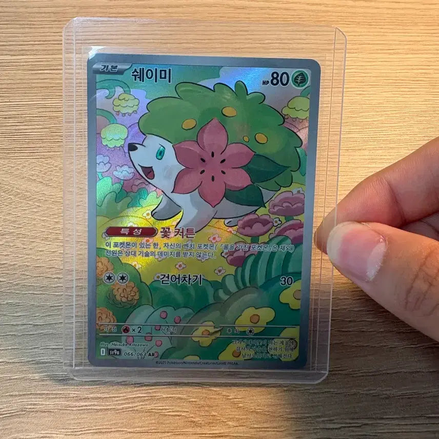 [BUNJANG] Pokemon Card Shaymin AR 066/063 / 포켓몬 카드 쉐이미 AR 066/063