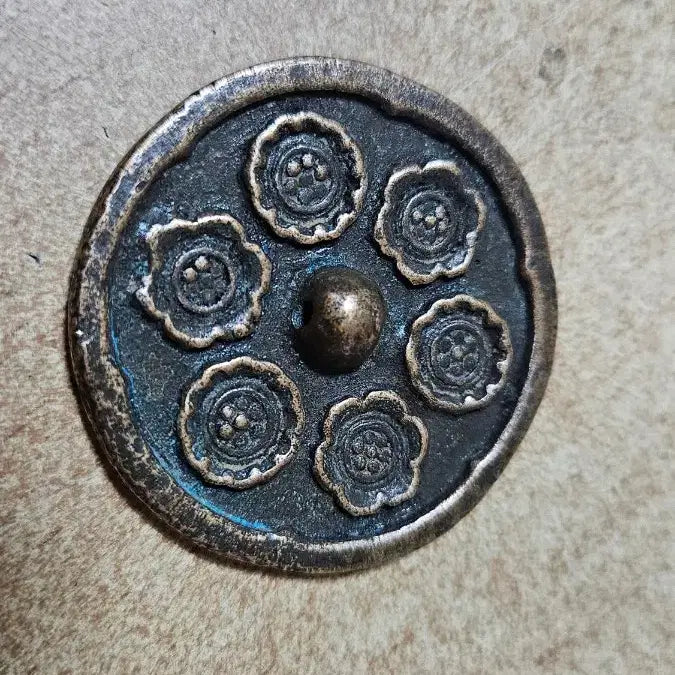 [BUNJANG] Floral Pattern Bronze Mirror / 꽃문양 동경