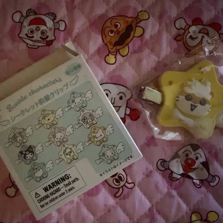 [BUNJANG] Sanrio Kuromi Hair Clip Random Blind Pack / 산리오 헤어핀 랜덤깡 오픈 쿠리링