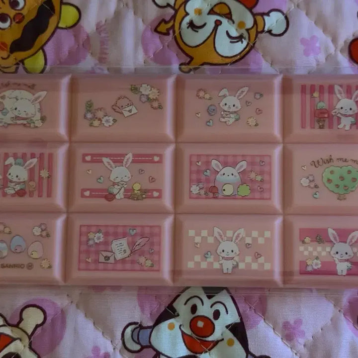 [BUNJANG] Sanrio Wish Me Mell Chocolate Block Stickers / 산리오 초콜릿 블록 스티커 위시미멜
