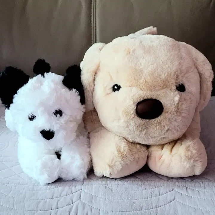 [BUNJANG] Jjang Arcade Cutie Puppy Poodle 20cm &amp; EZEN Woongwoongie 40cm Backpack Plush Set / 짱오락실 큐티 퍼피 푸들 20CM+EZEN뭉뭉이40백팩인형(새상품)