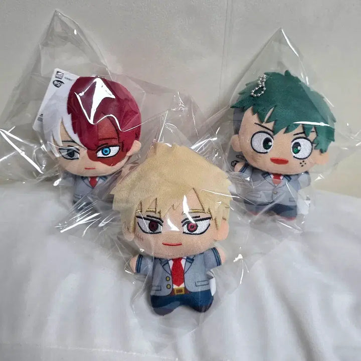 [BUNJANG] My Hero Academia Shindoucho Chibi Plush Set / 3종 일괄)히로아카 신호등조 치비누이구루미