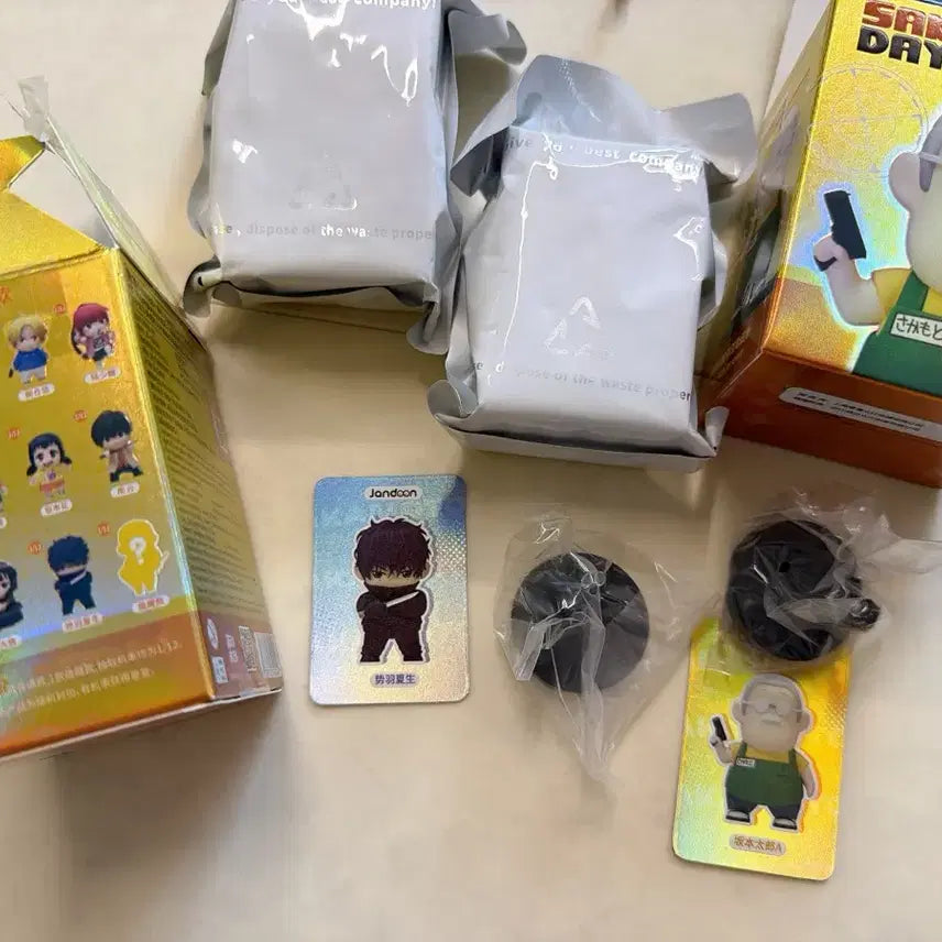 [BUNJANG] Sakamoto Days Bean &amp; Rice Figure Bundle Set / 콩알 쌀알피규어 사카모토데이즈 일괄판매