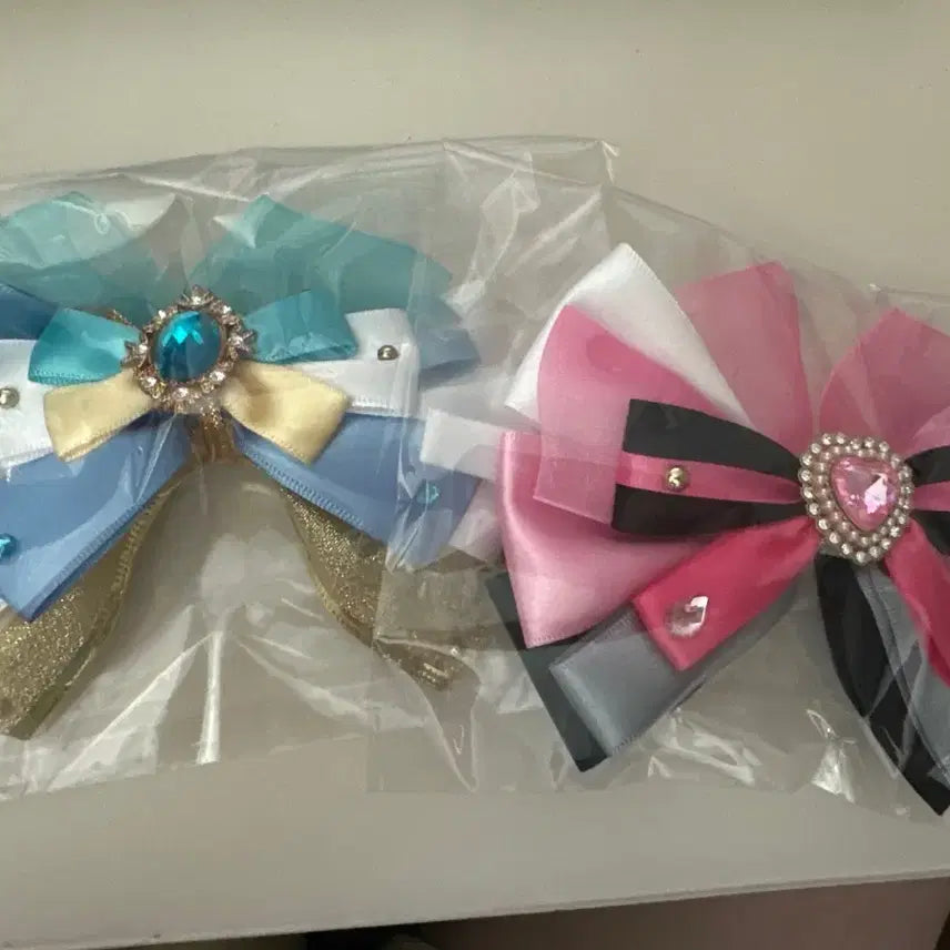 [BUNJANG] PLAVE Bambi &amp; Yejun Themed Lightstick Ribbon Bundle Set / 응원봉 리본 (플레이브 예준, 밤비 테마) 일괄