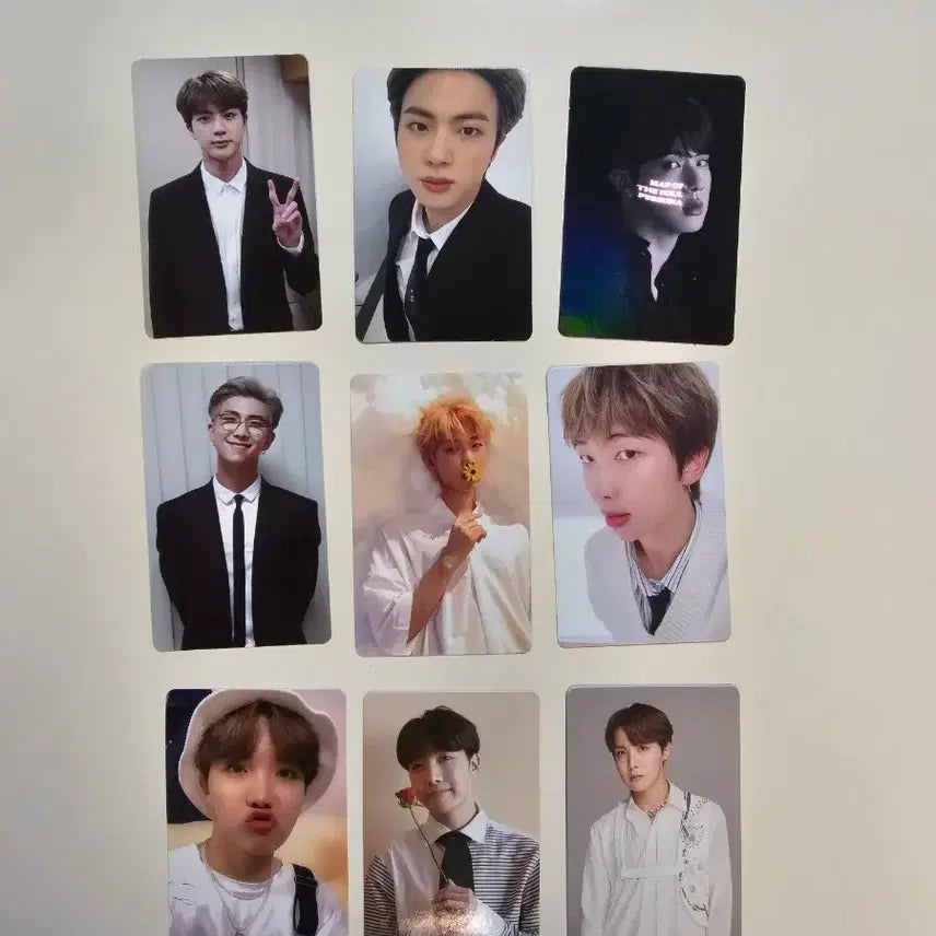 [BUNJANG] BTS Jin, RM, J-Hope 9 Photocard Bundle Set / 방탄소년단 bts 석진 남준 호석  포토카드 9장 일괄양도