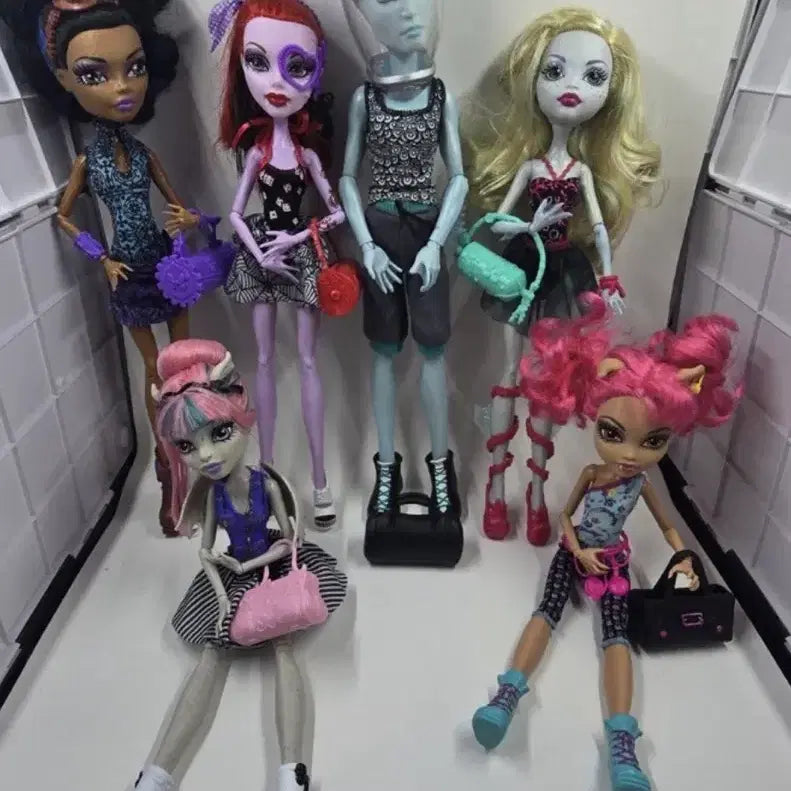 [BUNJANG] Monster High Dolls 6-Piece Set / 몬스터하이돌 6종 세트