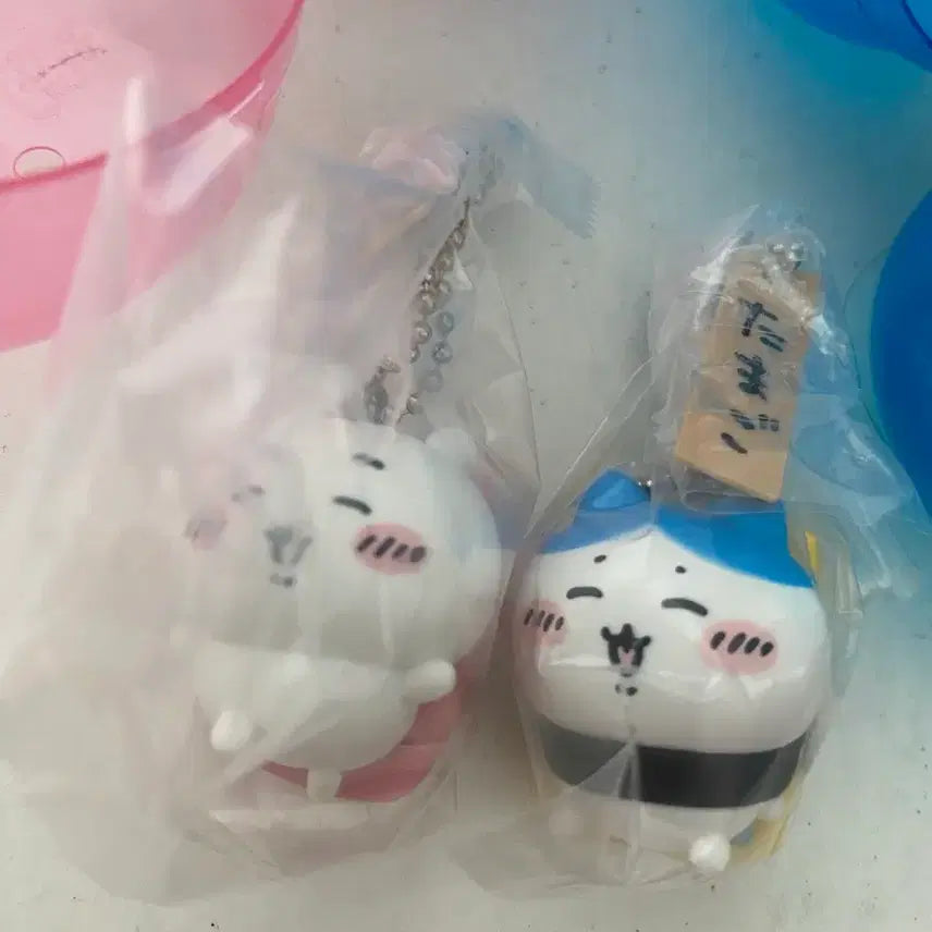 [BUNJANG] Chiikawa Sushi Gacha Mascot Set / 먼작귀 초밥 스시 키링 가챠 치이카와 하치와레 2종일괄