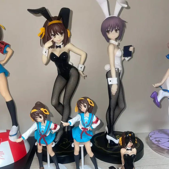 [BUNJANG] The Melancholy of Haruhi Suzumiya Bundle Figure Set / 급처) 스즈미야 하루히 피규어 일괄판매