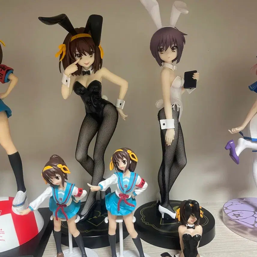 [BUNJANG] The Melancholy of Haruhi Suzumiya Bundle Figure Set / 급처) 스즈미야 하루히 피규어 일괄판매