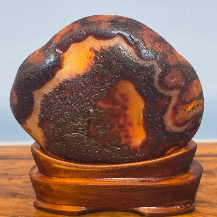 [BUNJANG] Unique Pattern Agate Stone Mineral Suiseki / 26063006 독특한 문양 마노석 광물 수석 팝니다