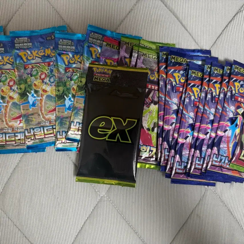 [BUNJANG] Pokemon Cards: Assorted Search Packs (19 cards) &amp; EX Special Promo Card / 포켓몬카드 각종서치팩19장과 ex스페셜프로모카드팝니다