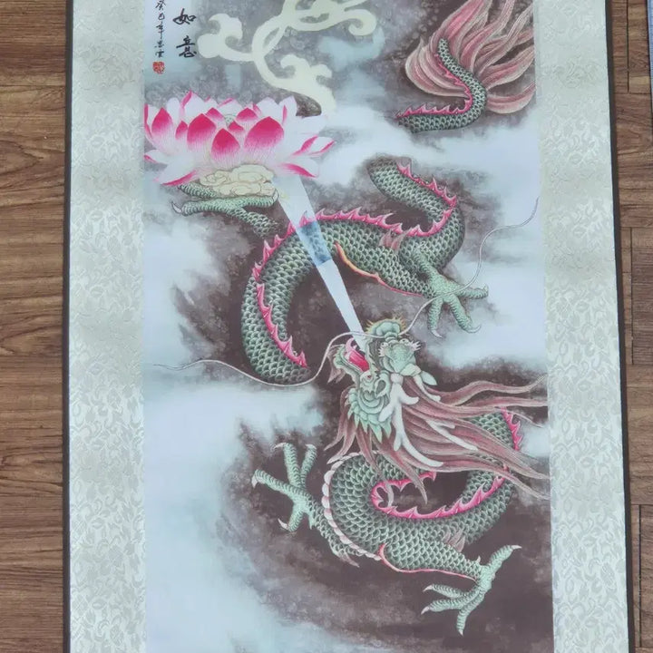 [BUNJANG] Dojagi Princess Antique Dragon Scroll / [도자기공주 골동품] 용 천 족자 (11번) +++ 블