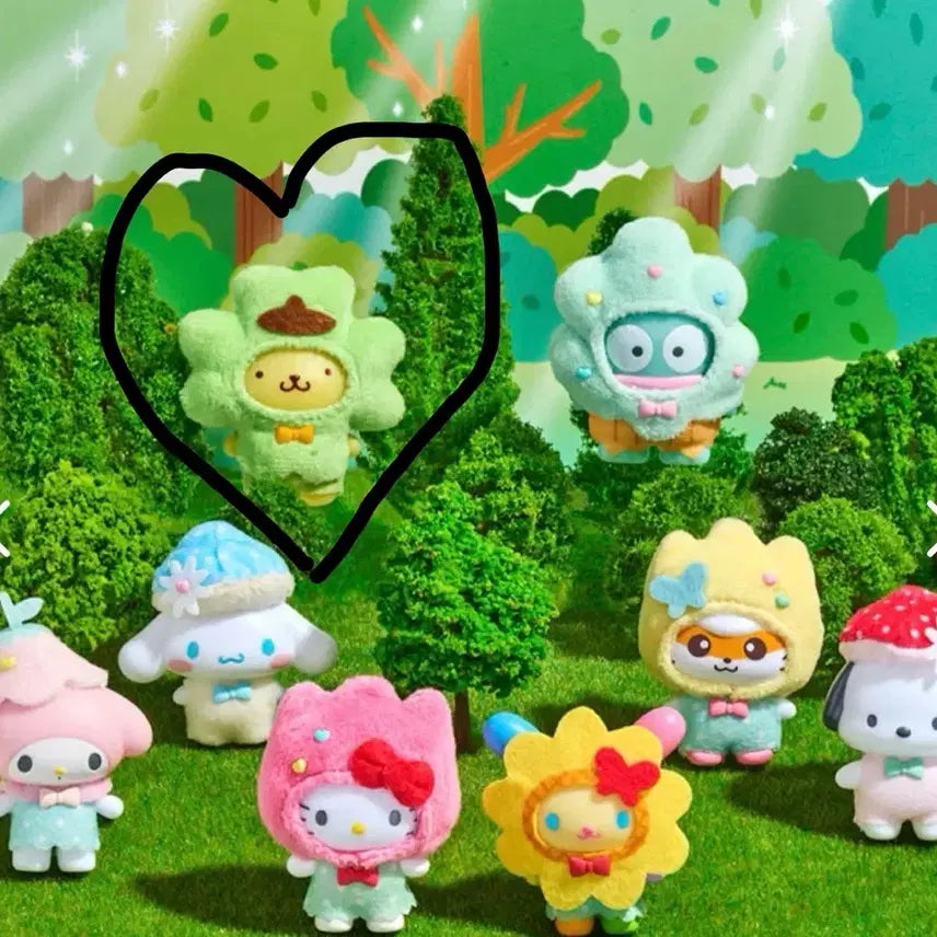 [BUNJANG] Sanrio Chibi Tomo Pom Pom Purin / 산리오 숲속 치비토모 폼폼푸린