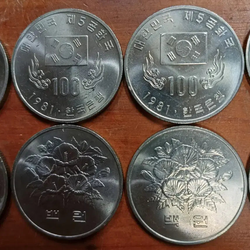 [BUNJANG] 1981 Republic of Korea 5th Republic 100 Won Commemorative Coin (10 pcs) / 대한민국 제5공화국 100원 기념주화 10개 1981