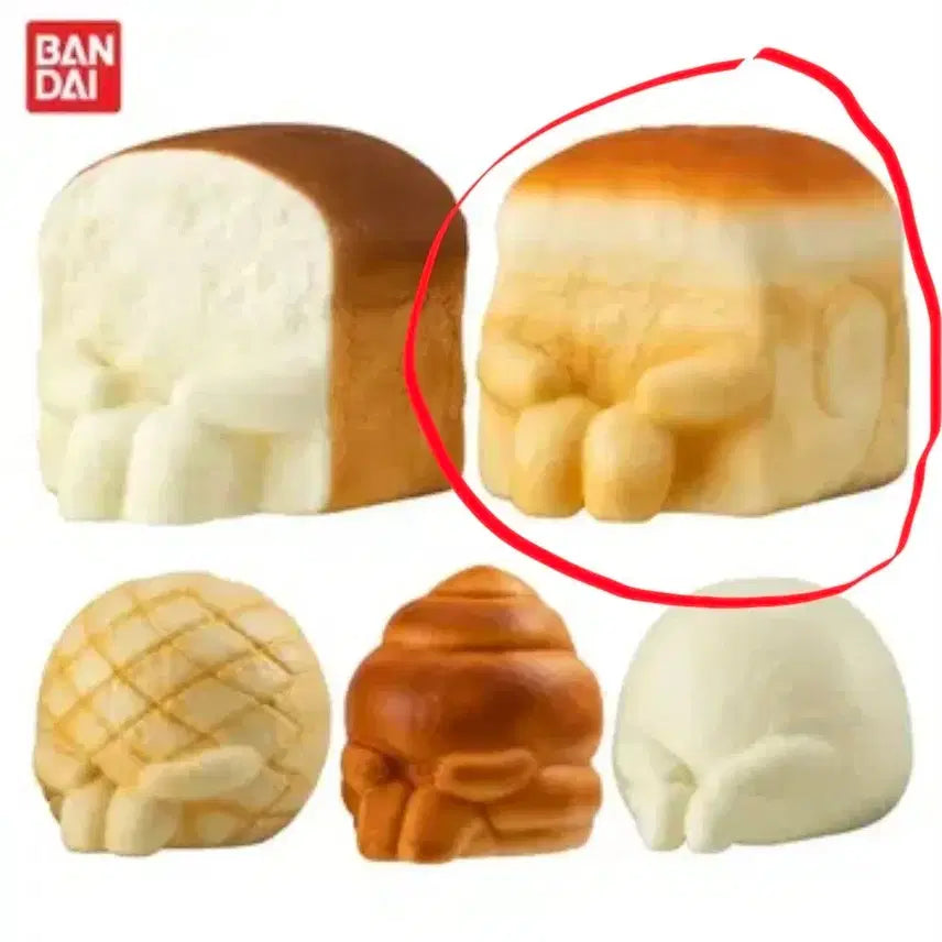 [BUNJANG] Big Size Squishy Bread Gacha Figure - Toast Man Series / 언제오려나 말랑말랑 빵 빅사이즈 가챠 식빵 한덩어리(새상품)