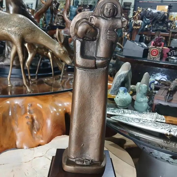 [BUNJANG] Vintage Madonna and Child Sculpture / 동 아기예수