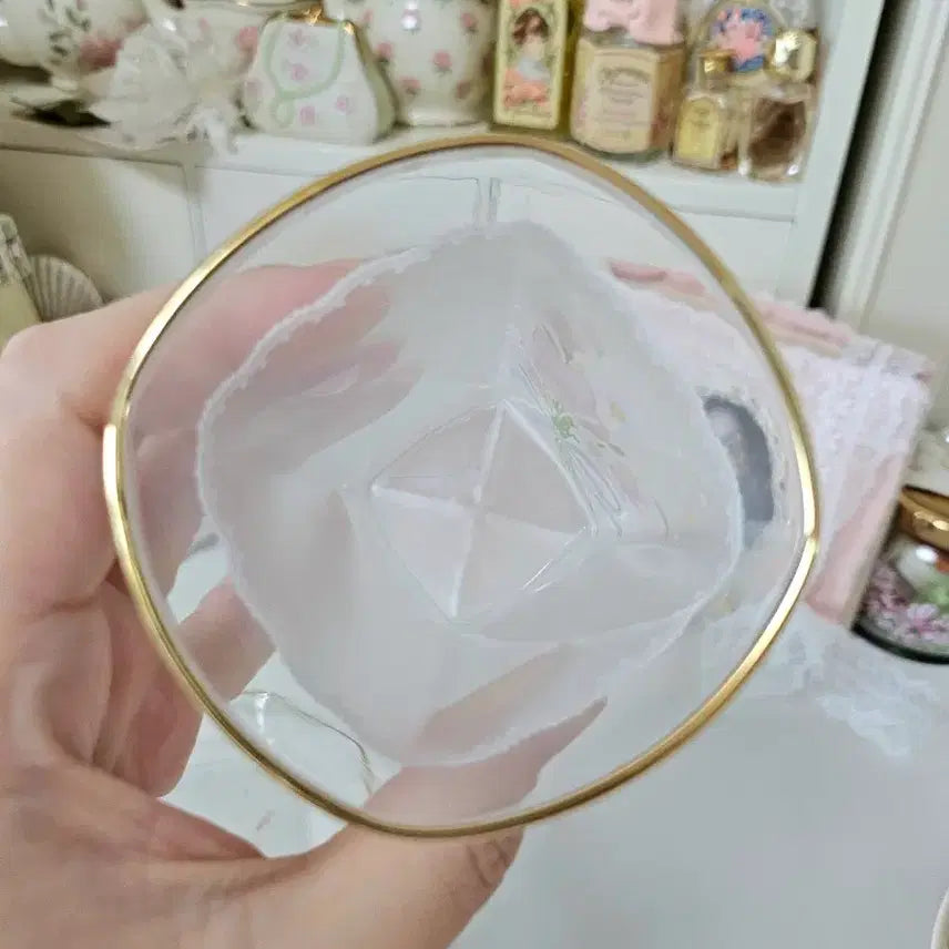 [BUNJANG] Vintage Toyo Glass Belle Fleur Tumbler and Plate Set / 빈티지 컵 접시