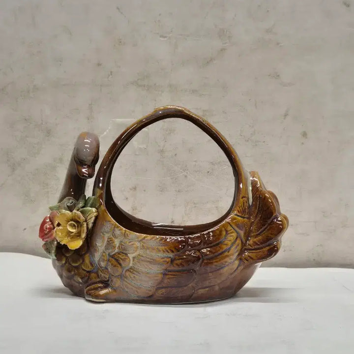 [BUNJANG] Ceramic Swan Figurine / [도자기공주 골동품] 백조 모양 도자기 (557번) +++ 블