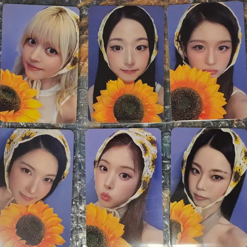 [BUNJANG] NMIXX NSWER AGASHI Lucky Draw Photocard Set Heavy Serenades / 엔믹스 엔써바라기 6종 포카 세트 헤비 세레나데