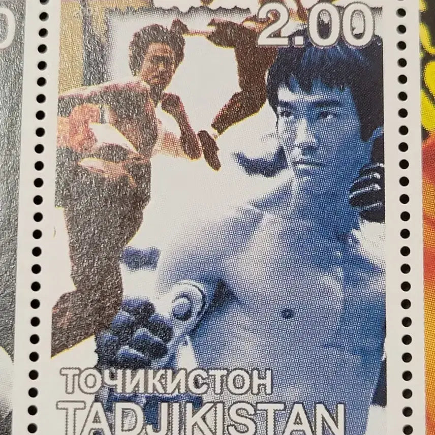 [BUNJANG] 2002 Bruce Lee Commemorative Stamp / 2002년 세계무술계의 거장 이소룡기념 우표BRUCE LEE
