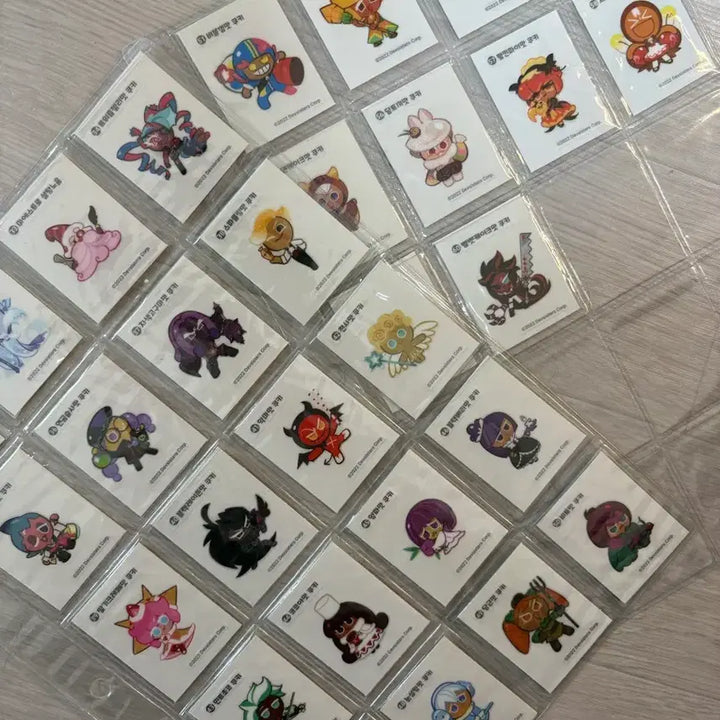 [BUNJANG] Cookierun Bread Seal Sticker Bundle (31-60) / 쿠키런 띠부씰 일괄 2.0 31~60